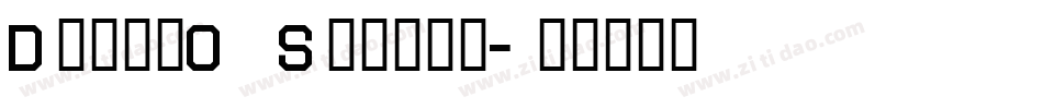 DaddyO Square字体转换